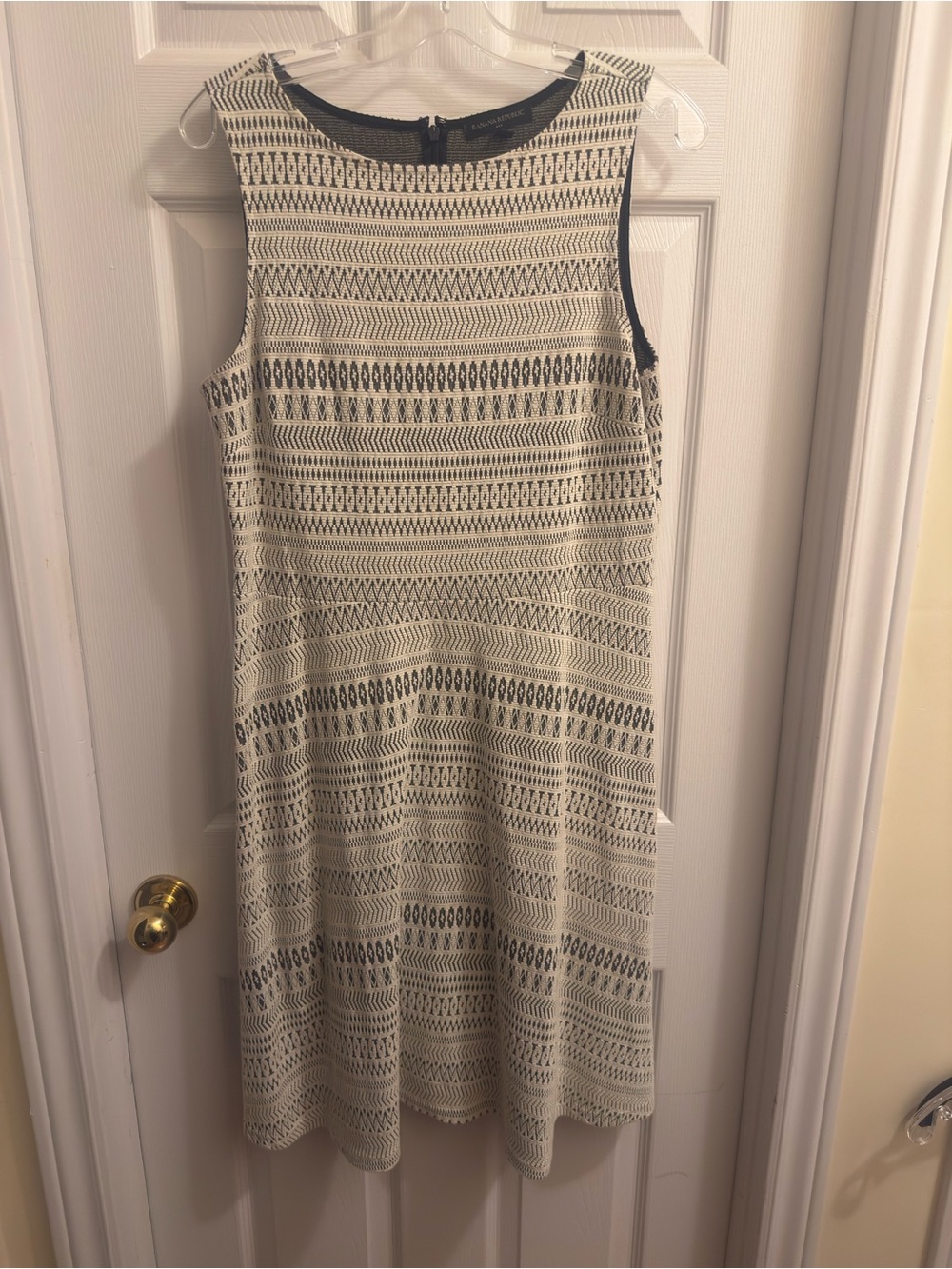 Banana Republic Geometric Midi Dress Size 14